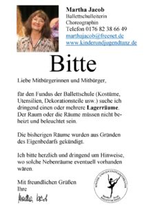 Mehr über den Artikel erfahren Große Bitte